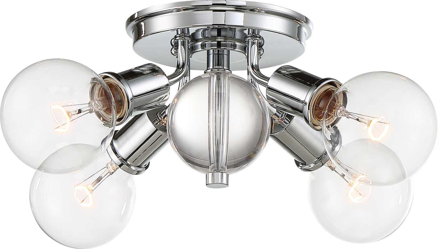 BOUNCE 4 LIGHT FLUSH MOUNT - 60-6564