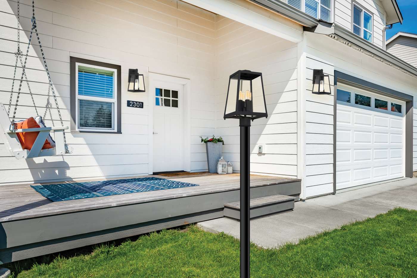 HALIFAX 4 LIGHT POST LANTERN - 60-6585