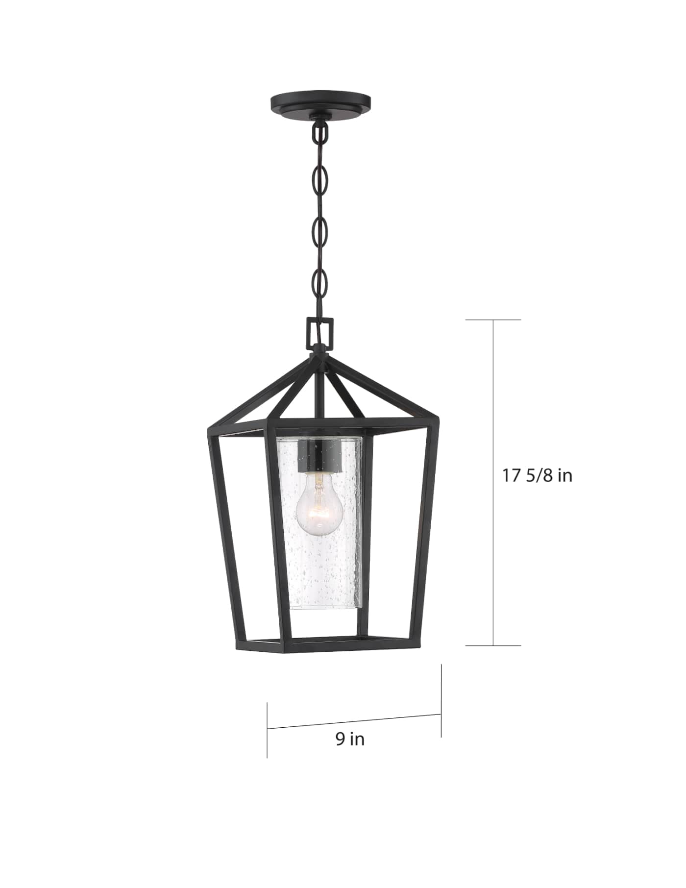 HOPEWELL 1 LT HANGING LANTERN - 60-6594