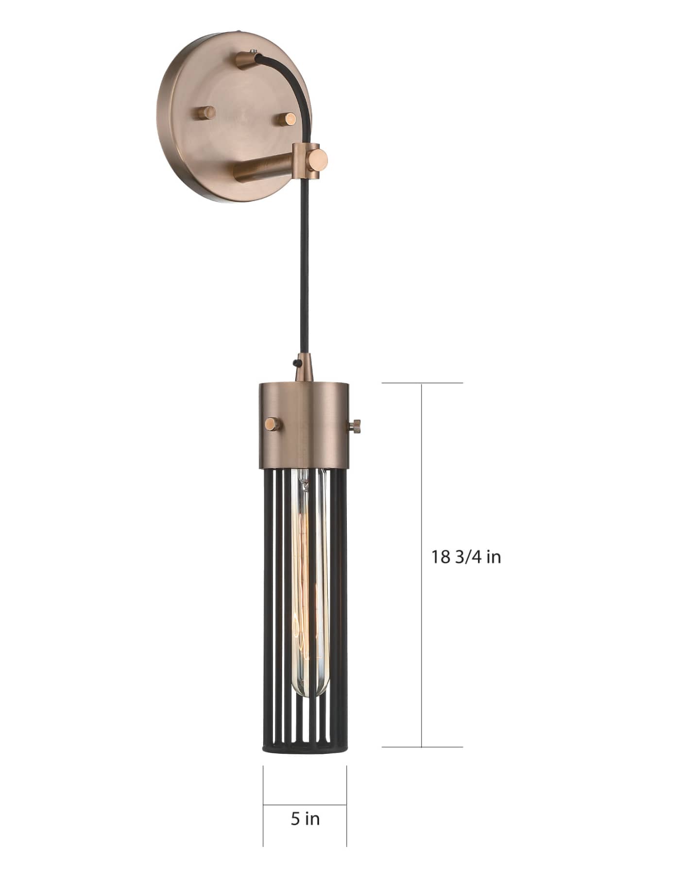 EAVES 1 LIGHT WALL SCONCE - 60-6611