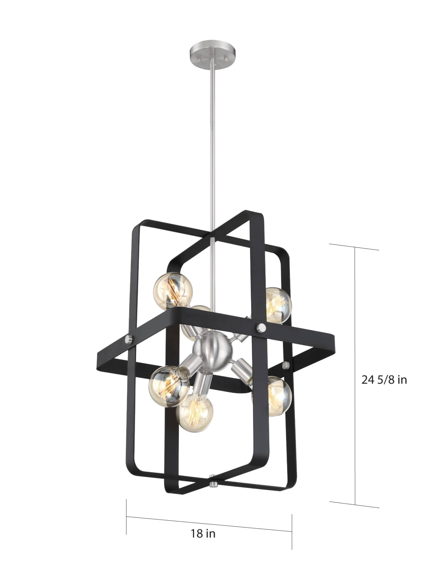 PRANA 6 LIGHT FOYER PENDANT - 60-6623