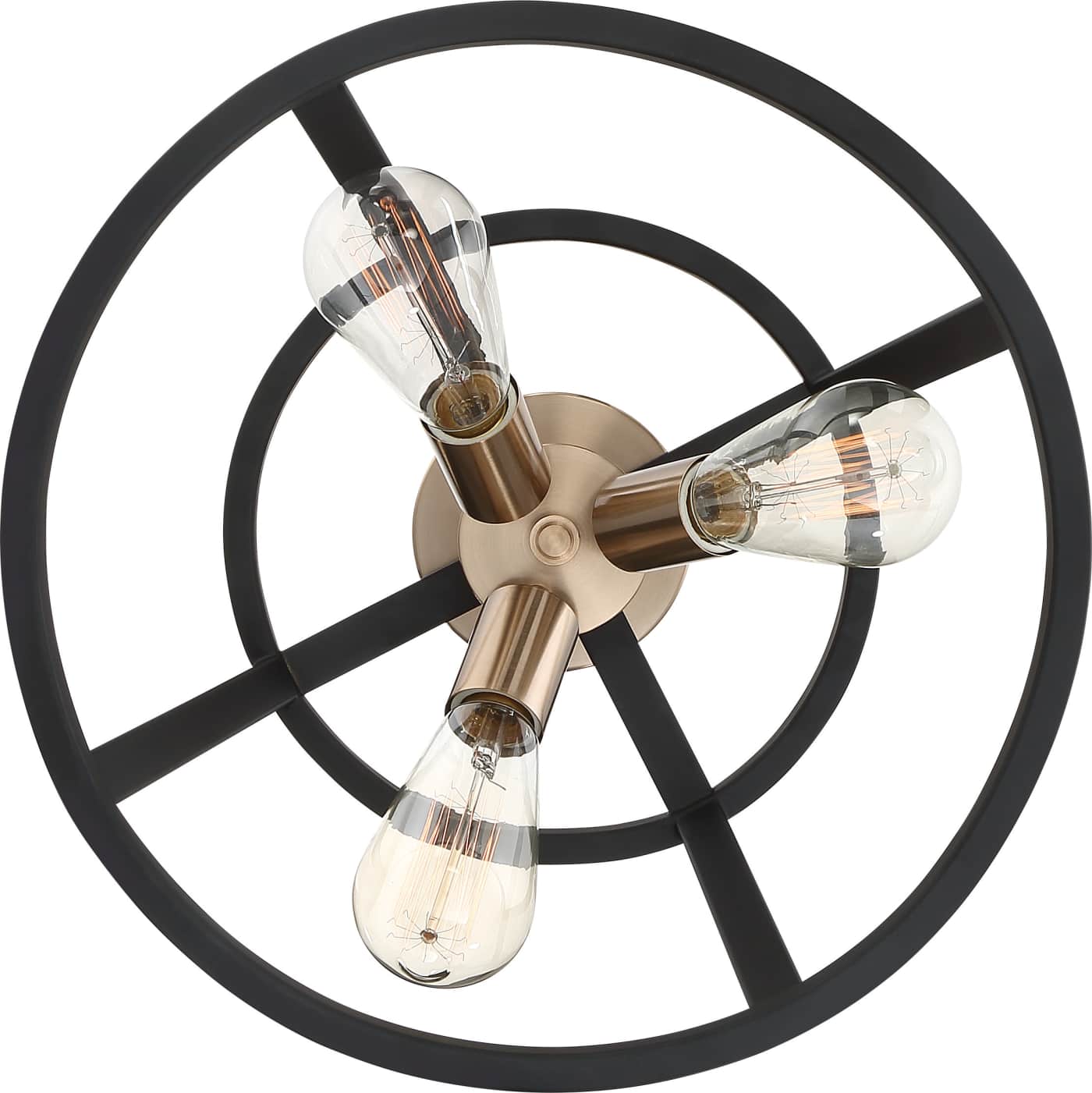 CHASSIS 3 LT SEMI FLUSH MOUNT - 60-6643