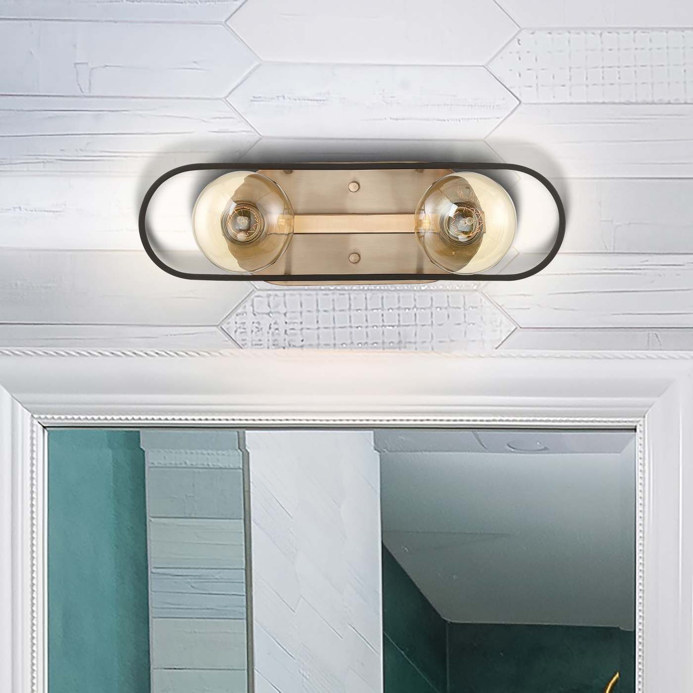 CHASSIS 2 LIGHT VANITY - 60-6652