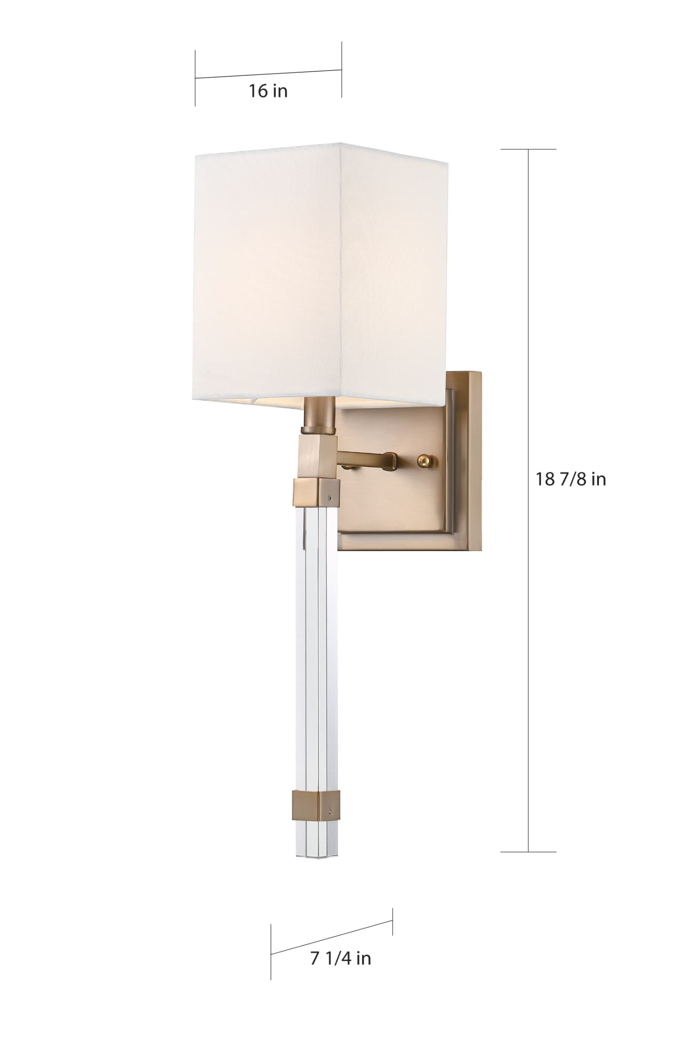 THOMPSON 1 LIGHT WALL SCONCE - 60-6681