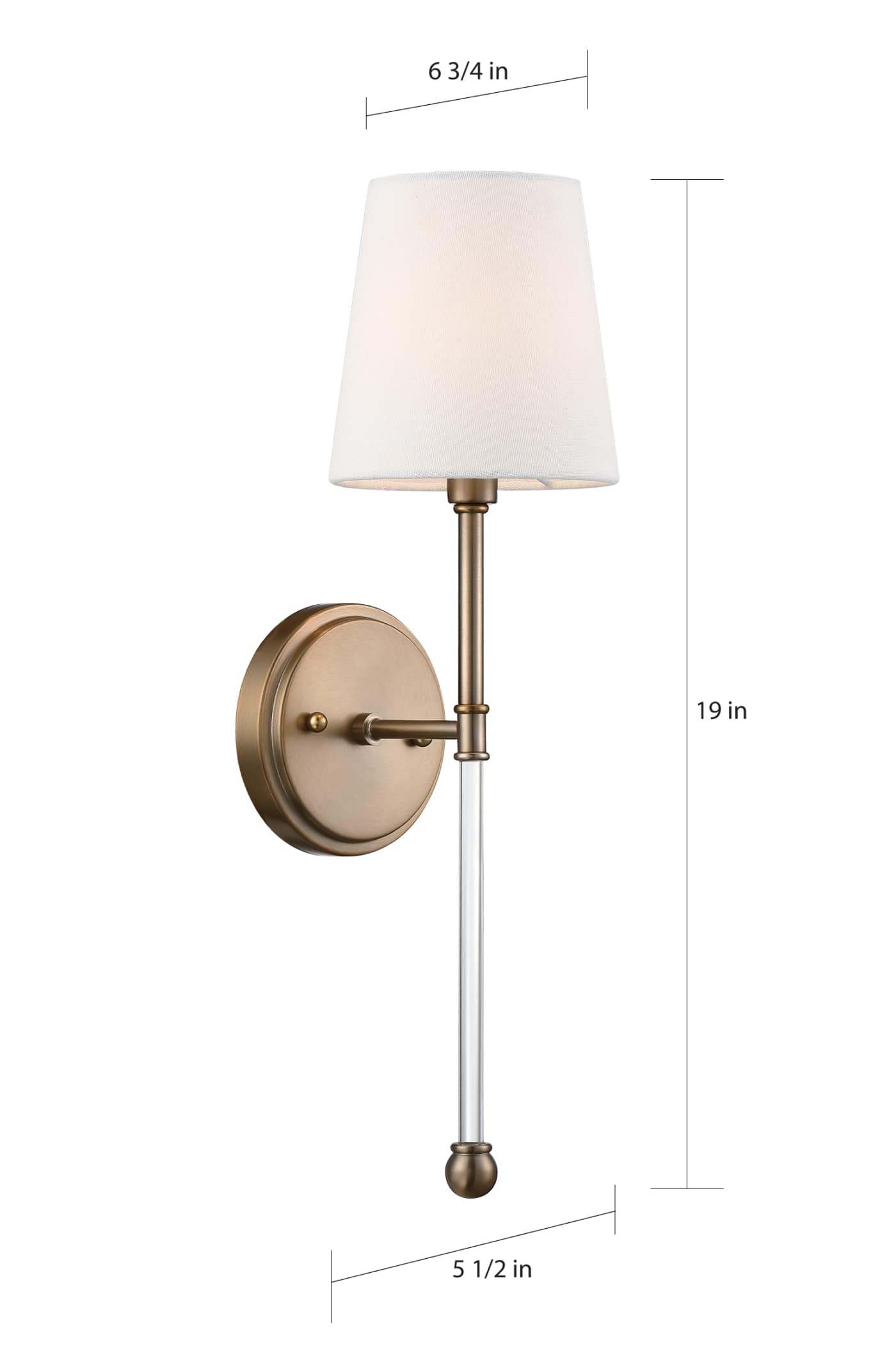 OLMSTEAD 1 LIGHT WALL SCONCE - 60-6687