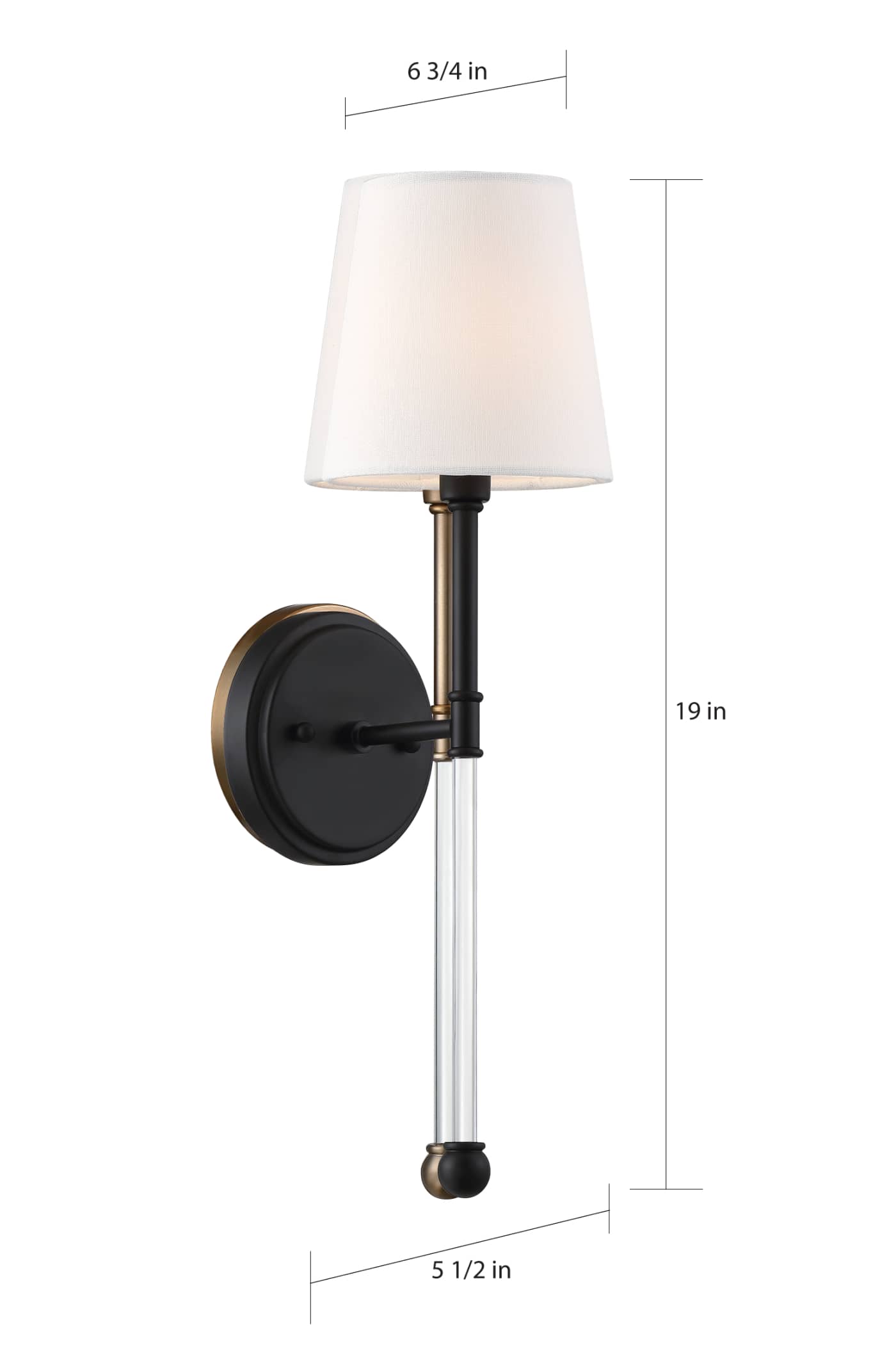 OLMSTEAD 1 LIGHT WALL SCONCE - 60-6689