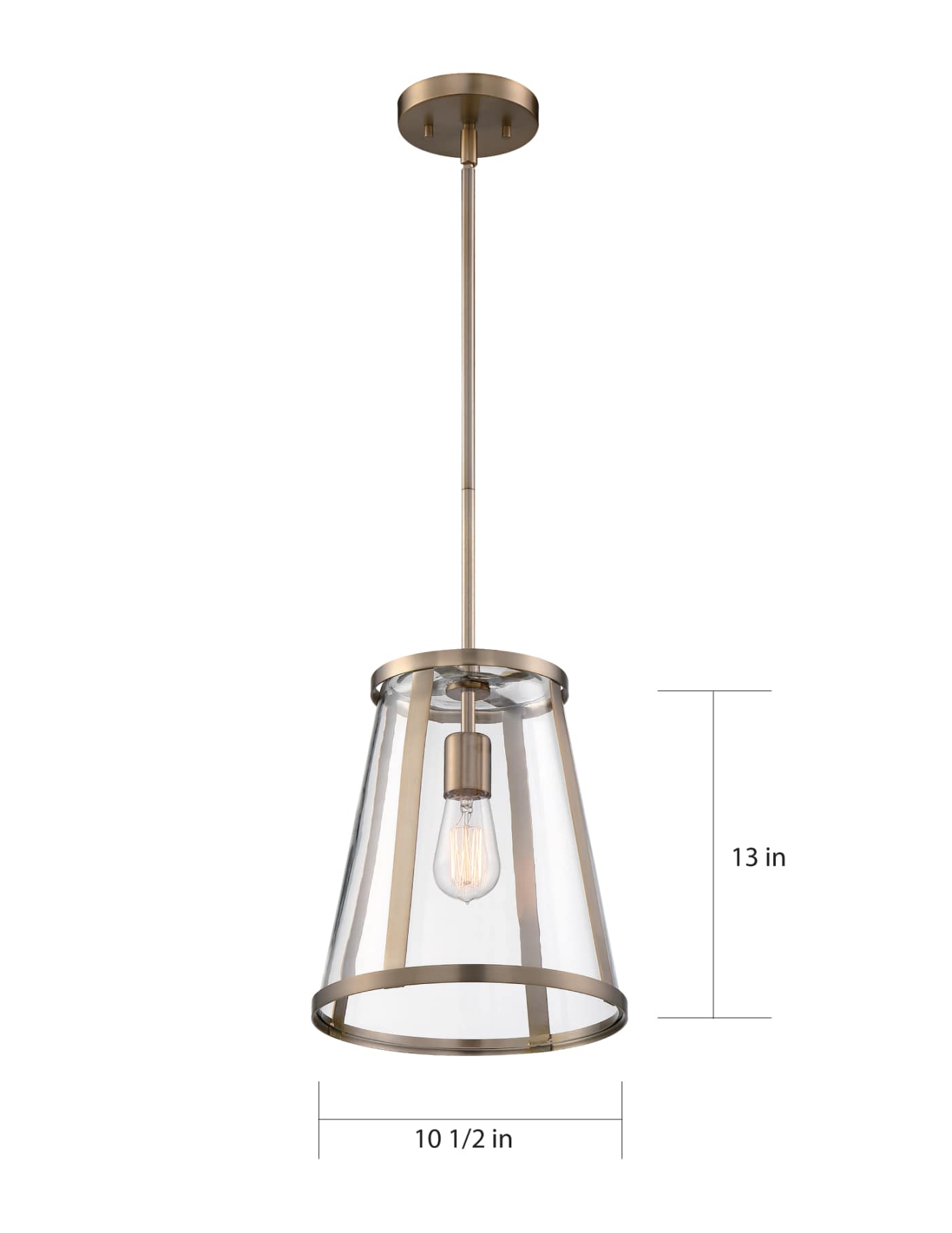 BRUGE 1 LIGHT PENDANT - 60-6697