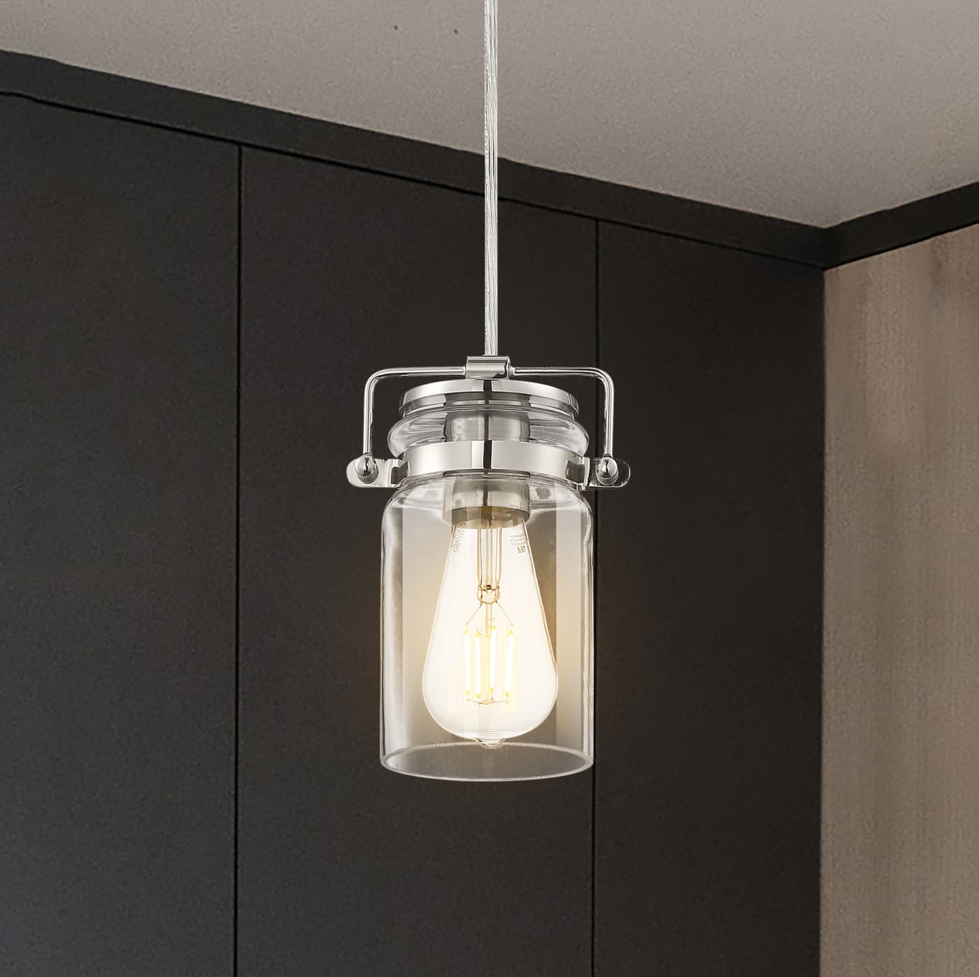 ANTEBELLUM 1 LT MINI PENDANT - 60-6734