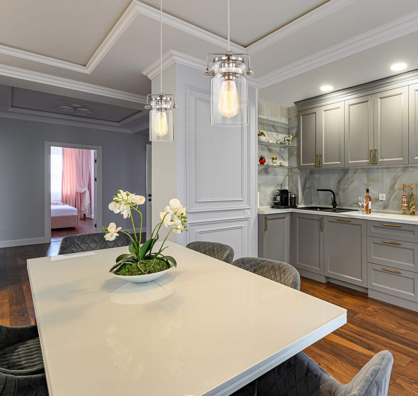 ANTEBELLUM 1 LT MINI PENDANT - 60-6736