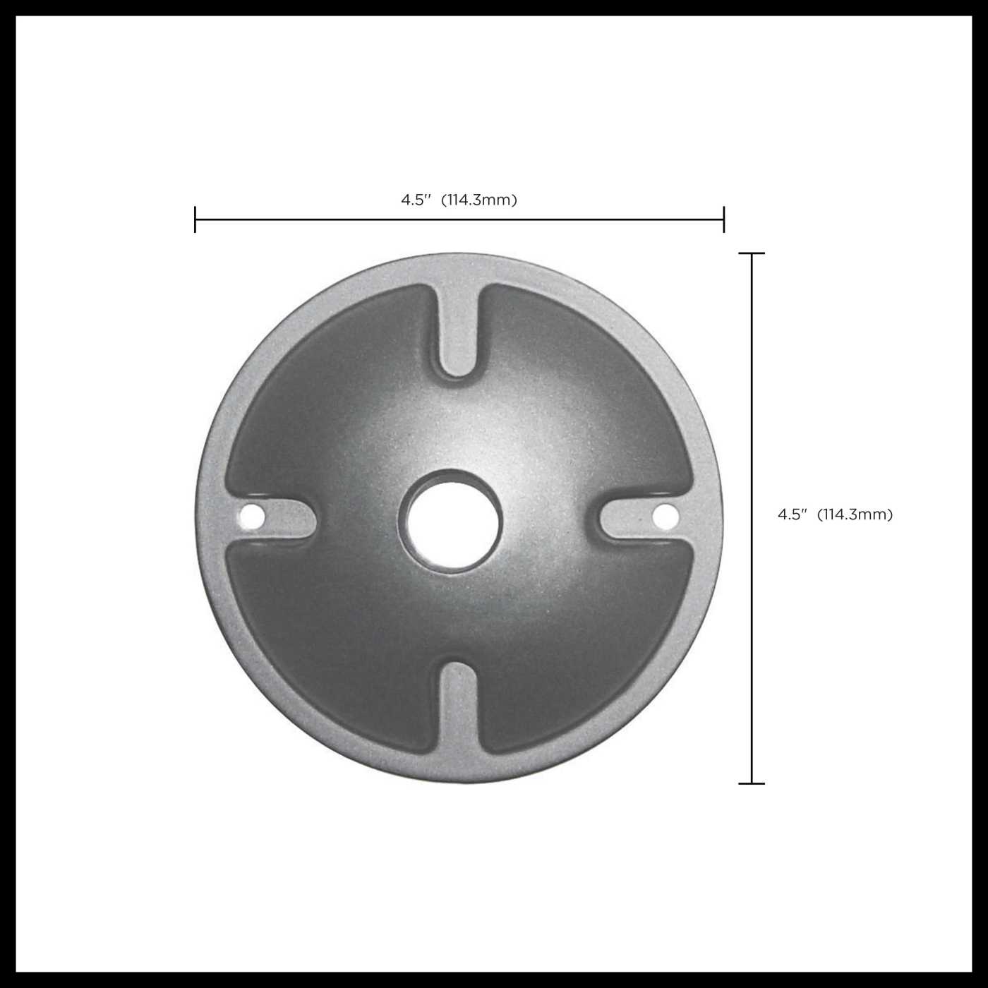 1 LT DIE CAST MOUNTING PLATE - 60-673