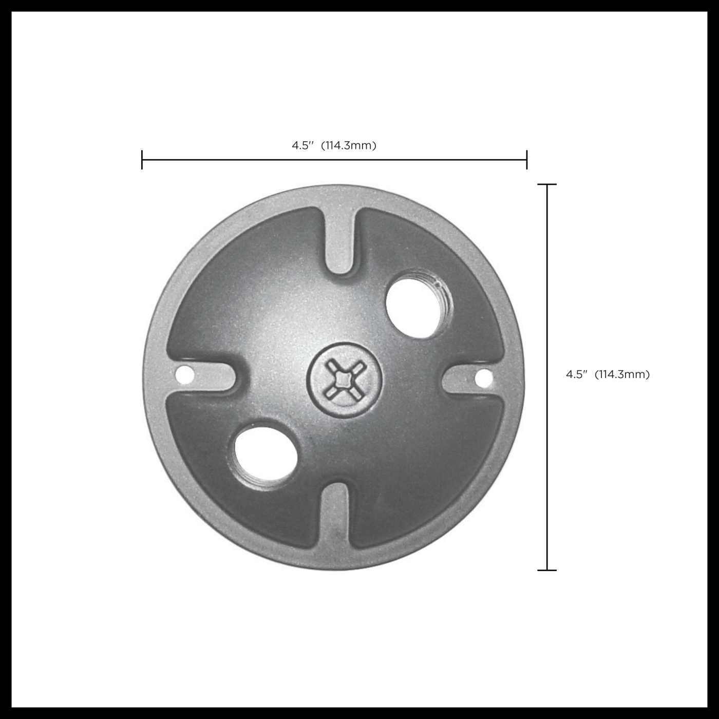 2 LT DIE CAST MOUNTING PLATE - 60-674