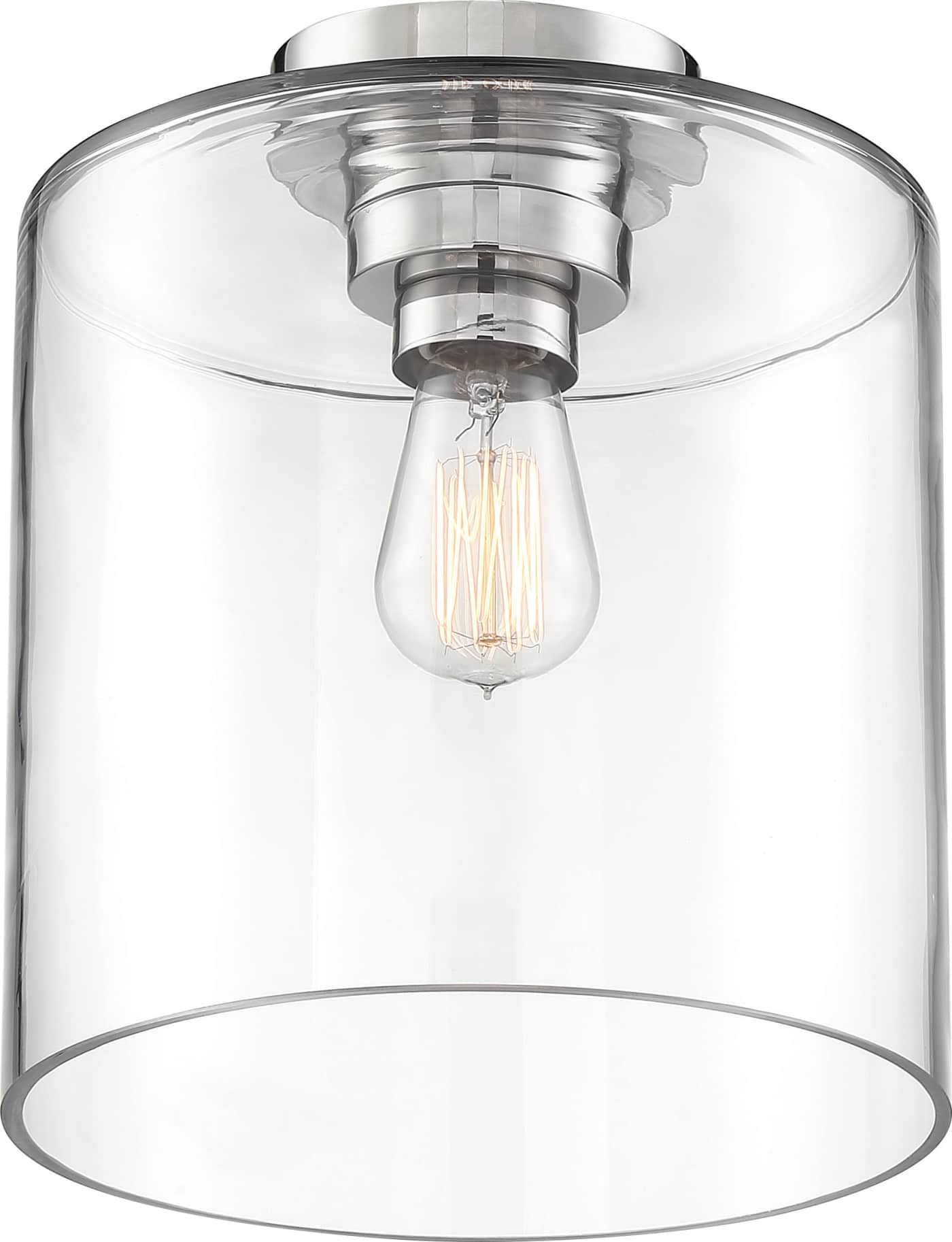 CHANTECLEER 1 LIGHT SEMI FLUSH - 60-6778