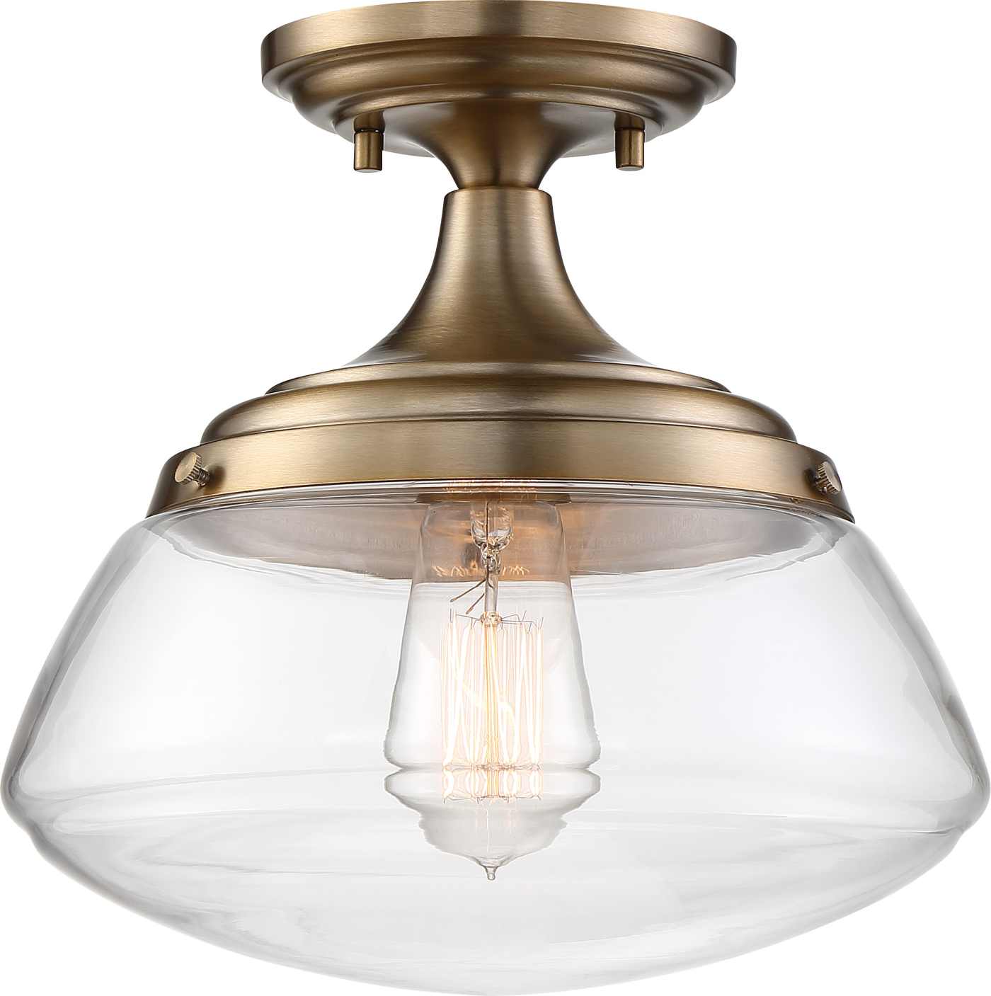 KEW 1 LIGHT SEMI FLUSH - 60-6797