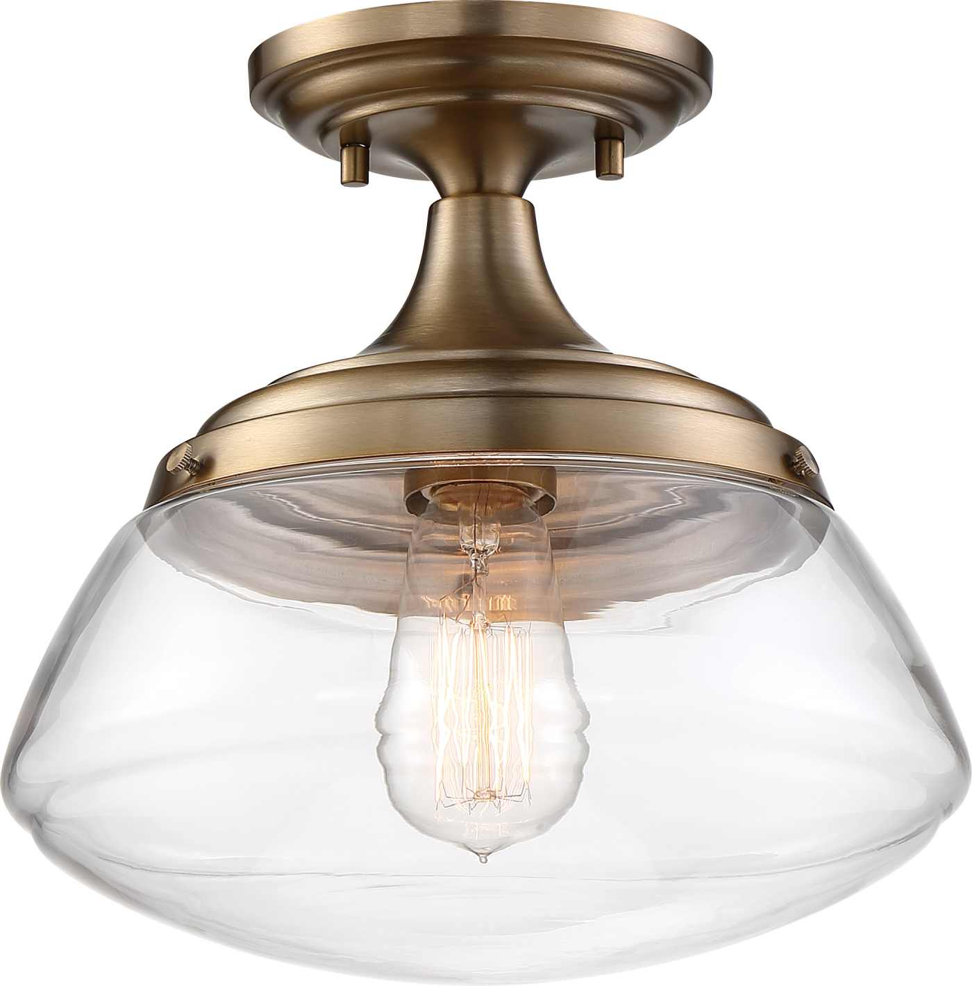 KEW 1 LIGHT SEMI FLUSH - 60-6797