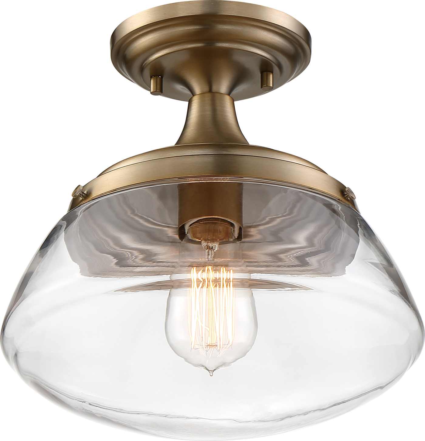 KEW 1 LIGHT SEMI FLUSH - 60-6797