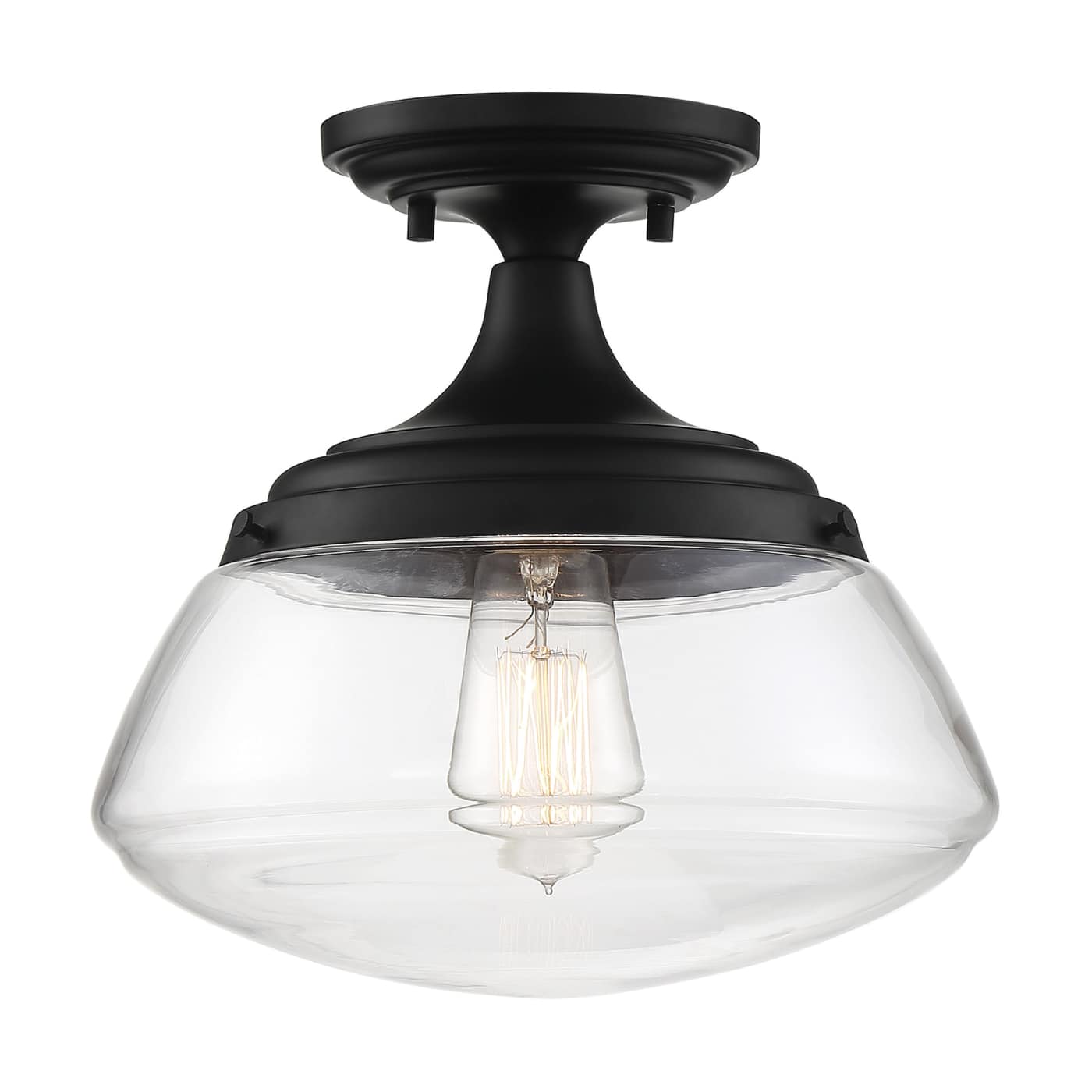 KEW 1 LIGHT SEMI FLUSH - 60-6799