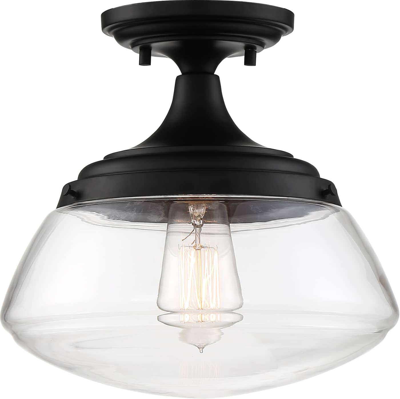 KEW 1 LIGHT SEMI FLUSH - 60-6799