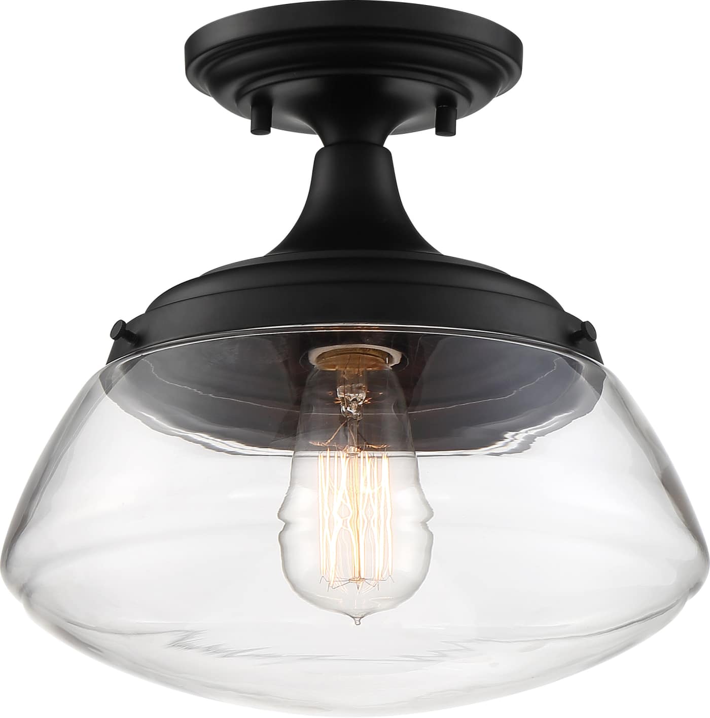 KEW 1 LIGHT SEMI FLUSH - 60-6799