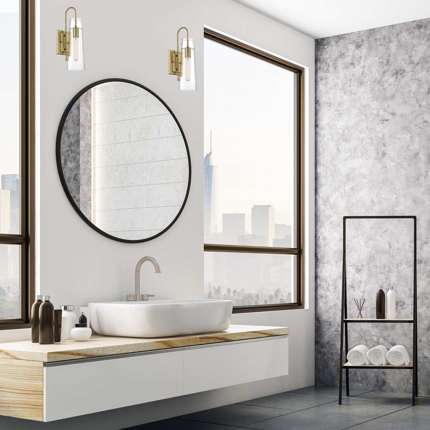 ALONDRA 1 LIGHT WALL SCONCE - 60-6859