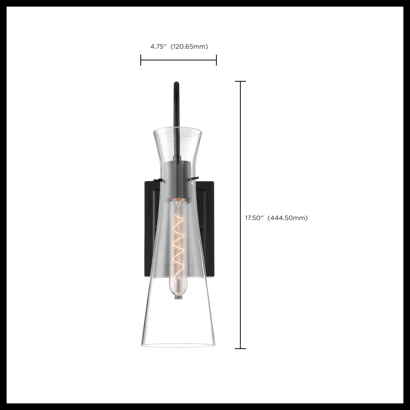 BAHARI 1 LIGHT WALL SCONCE - 60-6877