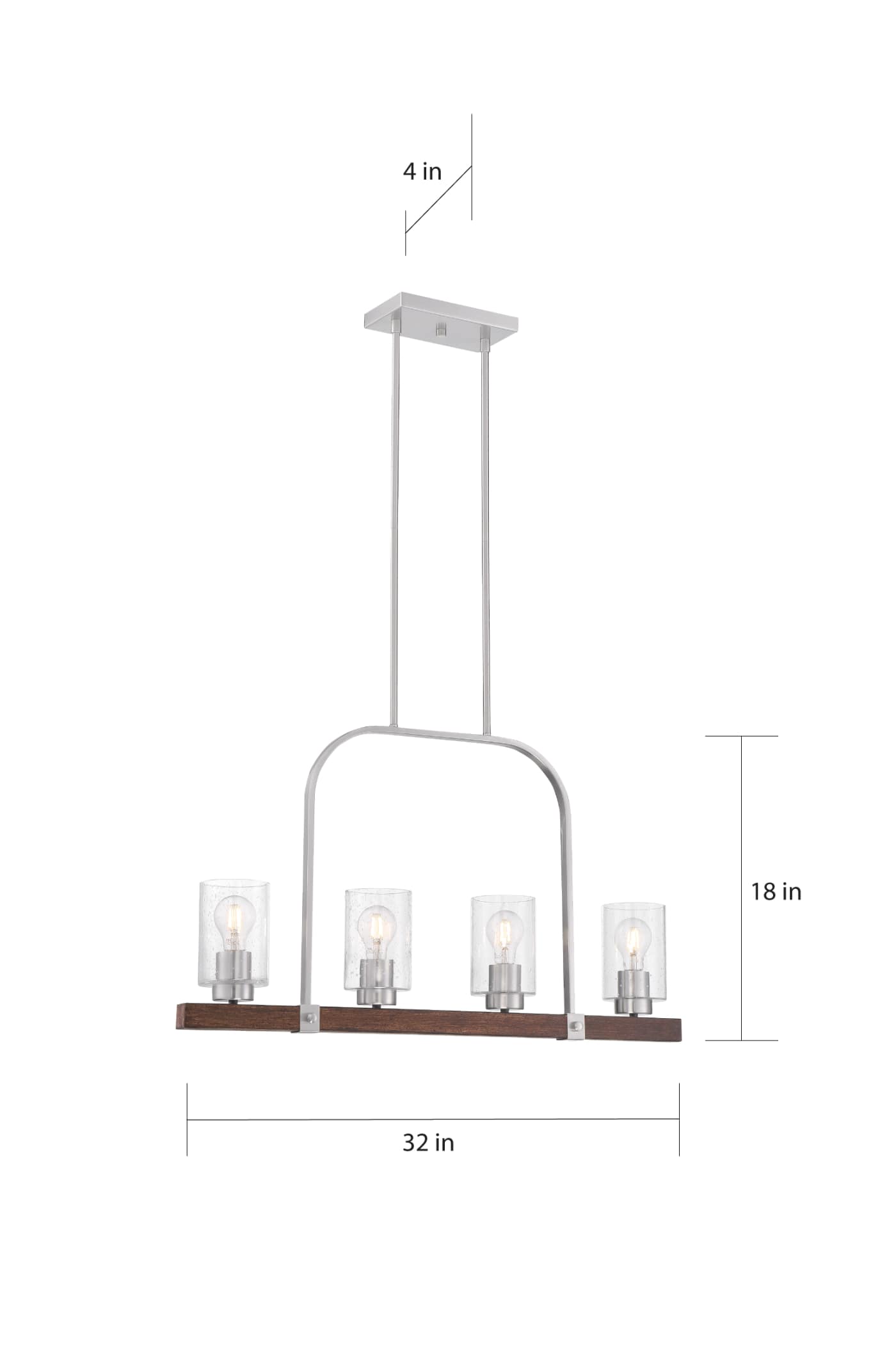ARABEL 4 LIGHT ISLAND PENDANT - 60-6967
