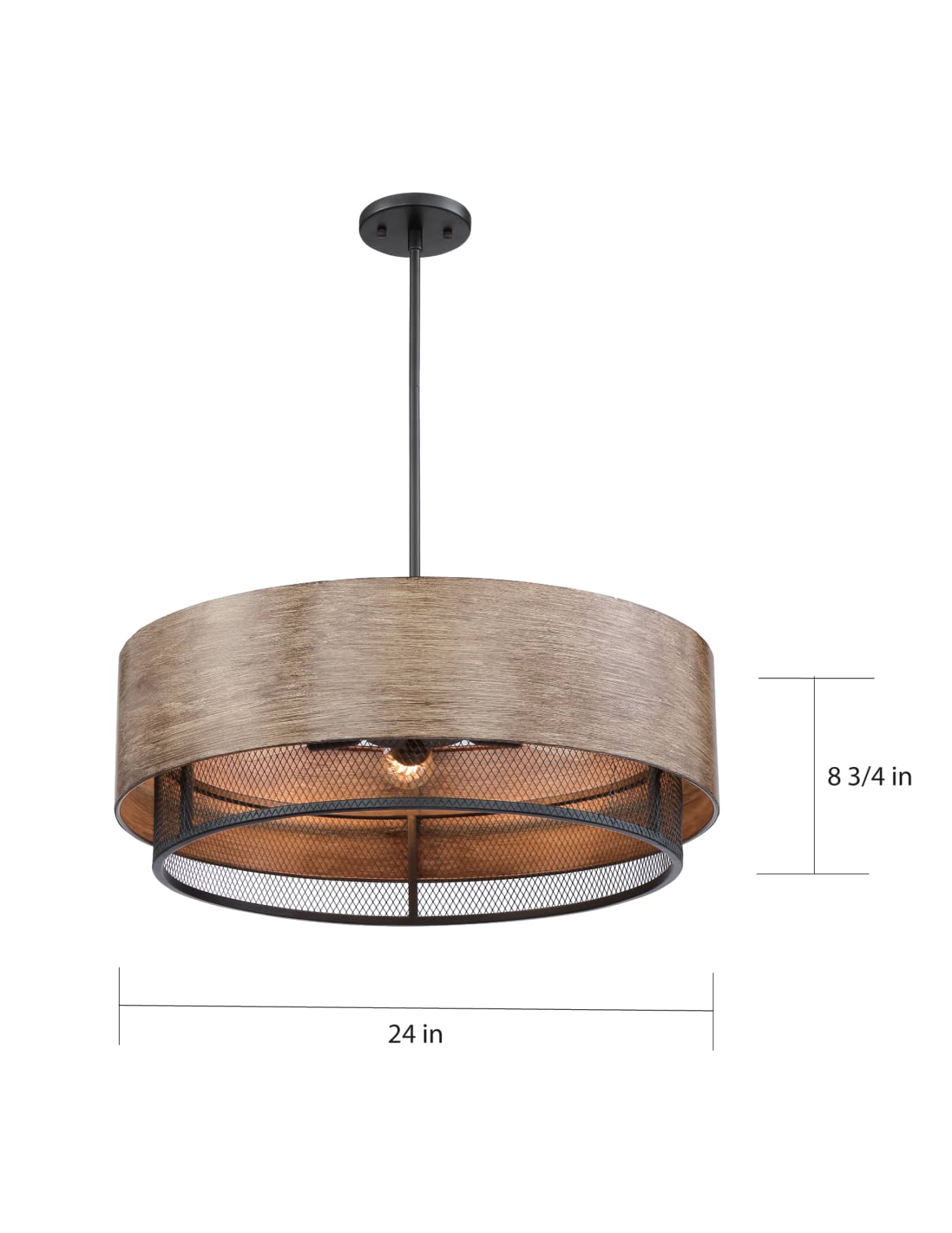BARRIQUE 5 LIGHT PENDANT - 60-6980