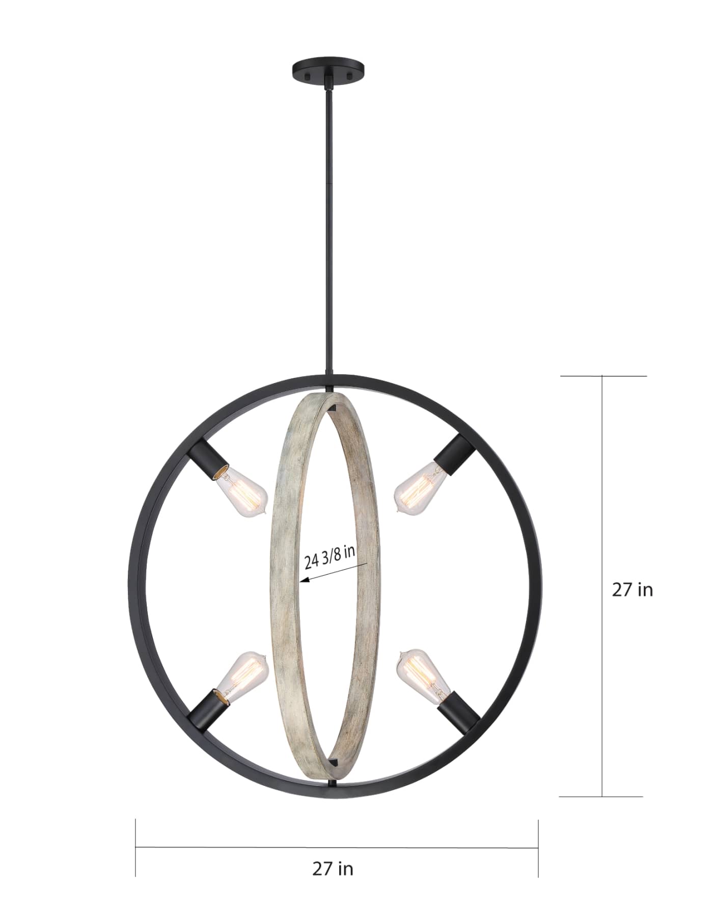 AUGUSTA 4 LIGHT PENDNAT - 60-6985