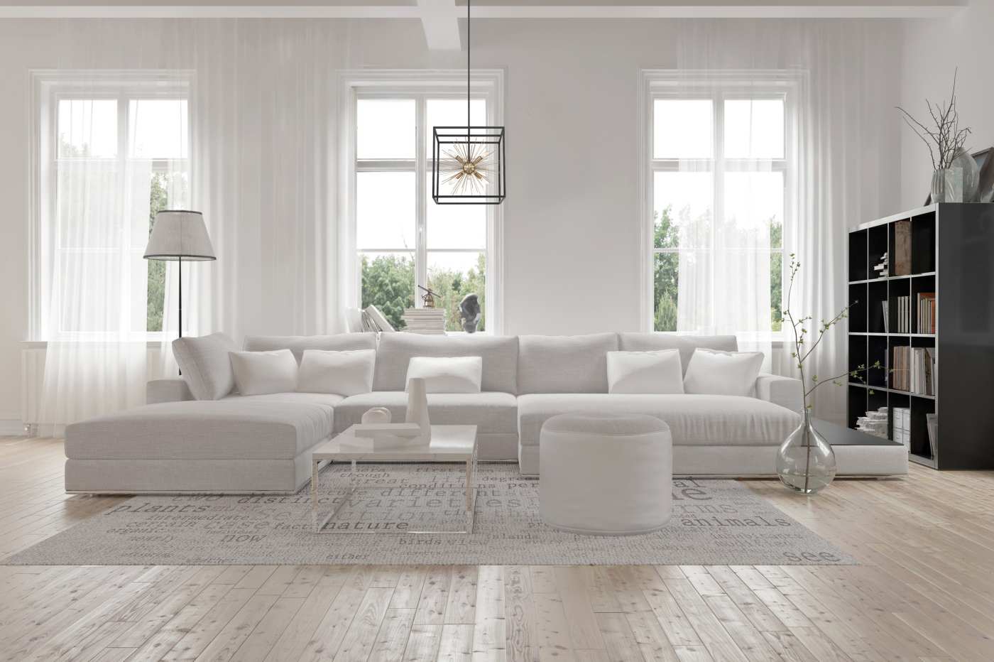 CIRRUS 6 LIGHT CHANDELIER - 60-6992