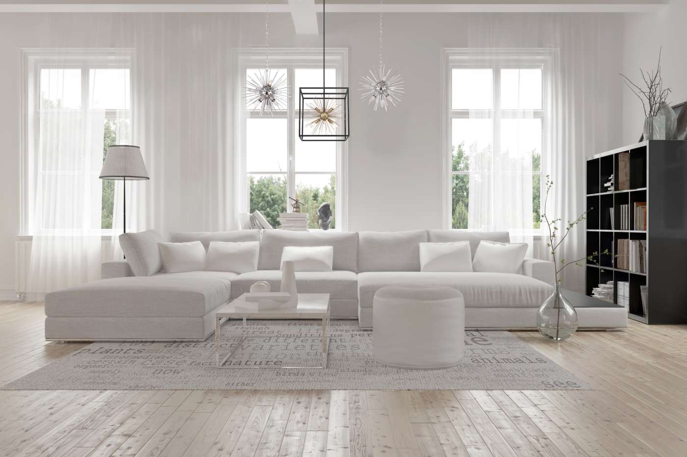 CIRRUS 8 LIGHT CHANDELIER - 60-6994