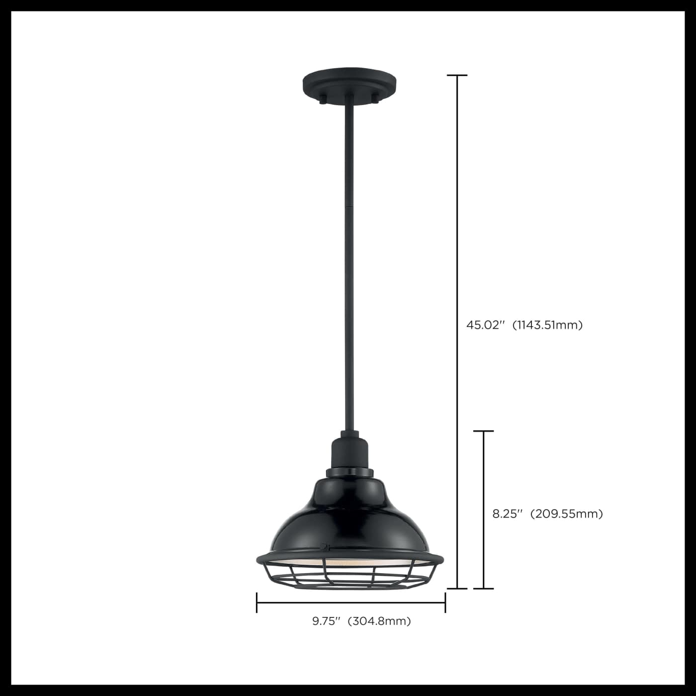 NEWBRIDGE 1LT SMALL PENDANT - 60-7003