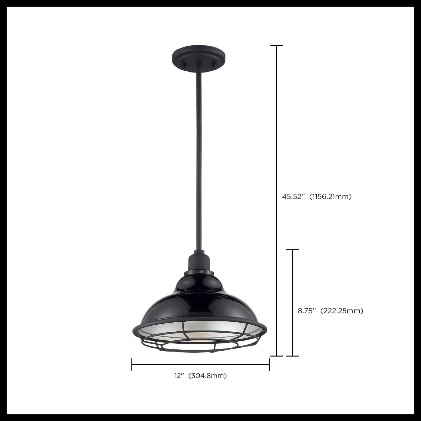 NEWBRIDGE 1LT LARGE PENDANT - 60-7004