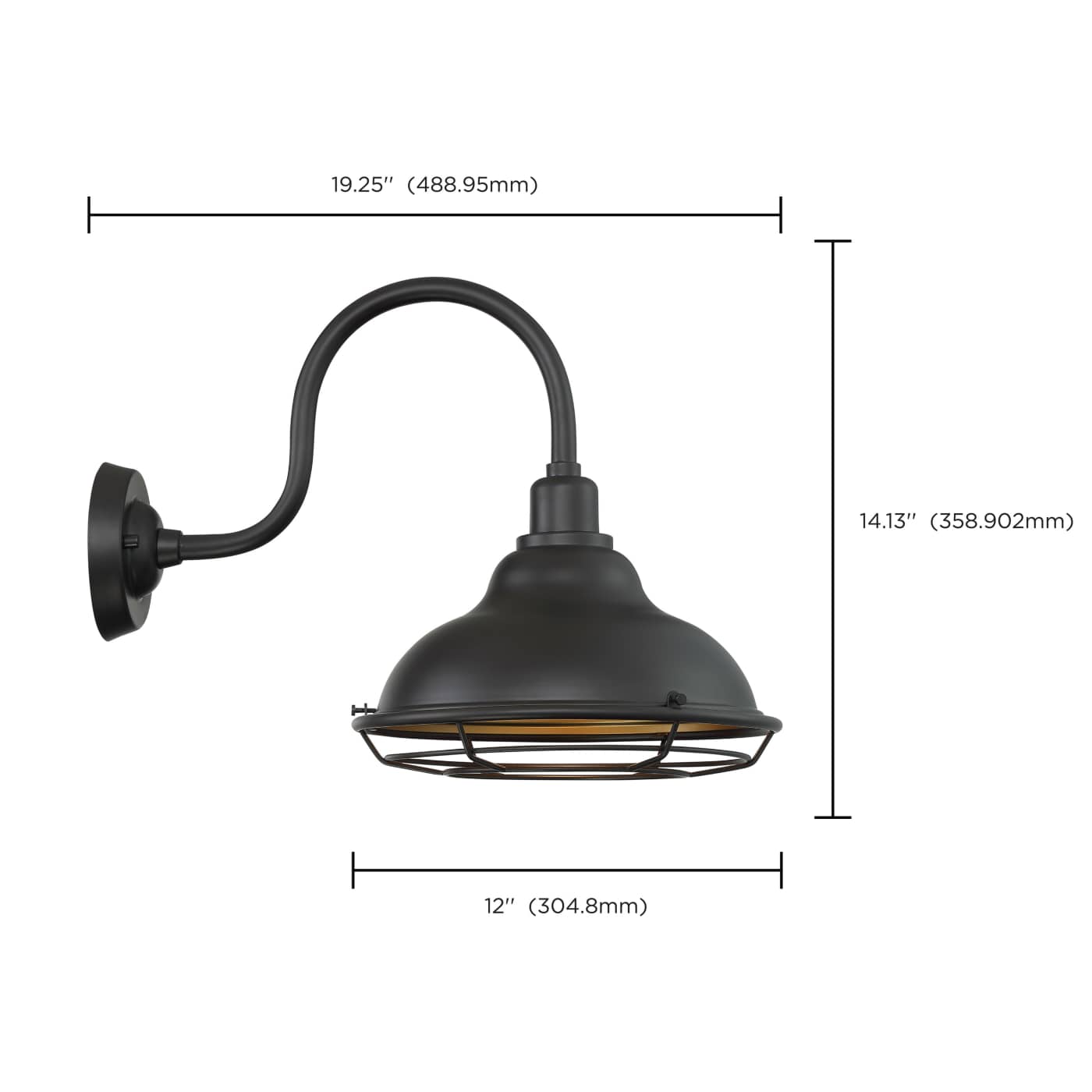 NEWBRIDGE 1LT LG OUTDOOR WALL - 60-7012