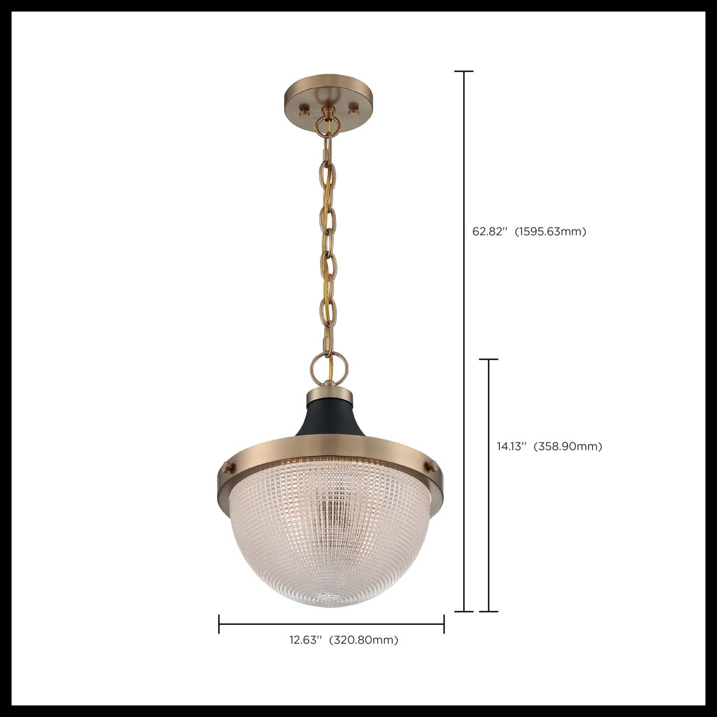 FARO 1 LIGHT LARGE PENDANT - 60-7060