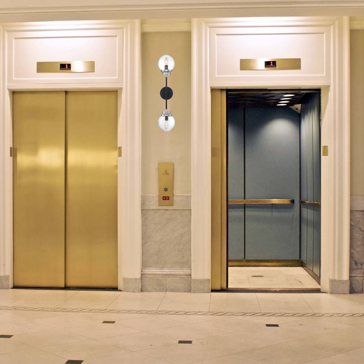 AXIS 2 LIGHT WALL SCONCE - 60-7132