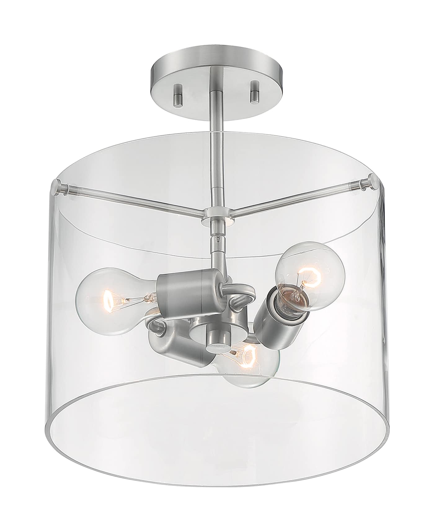 SOMMERSET 3 LIGHT SEMI FLUSH - 60-7178