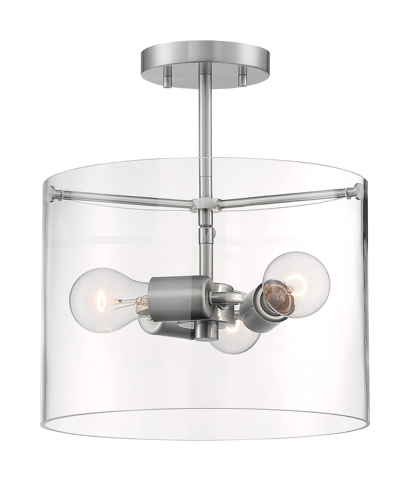 SOMMERSET 3 LIGHT SEMI FLUSH - 60-7178