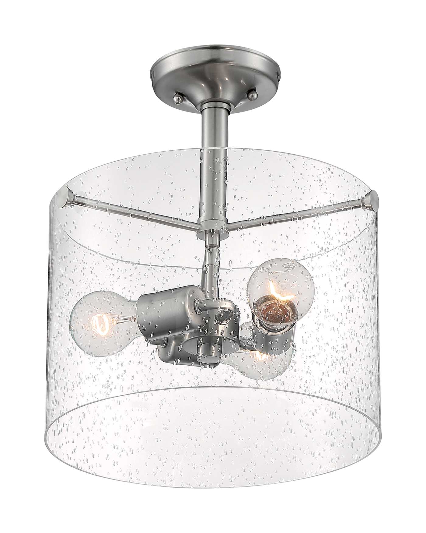 BRANSEL 3 LIGHT SEMI FLUSH - 60-7188