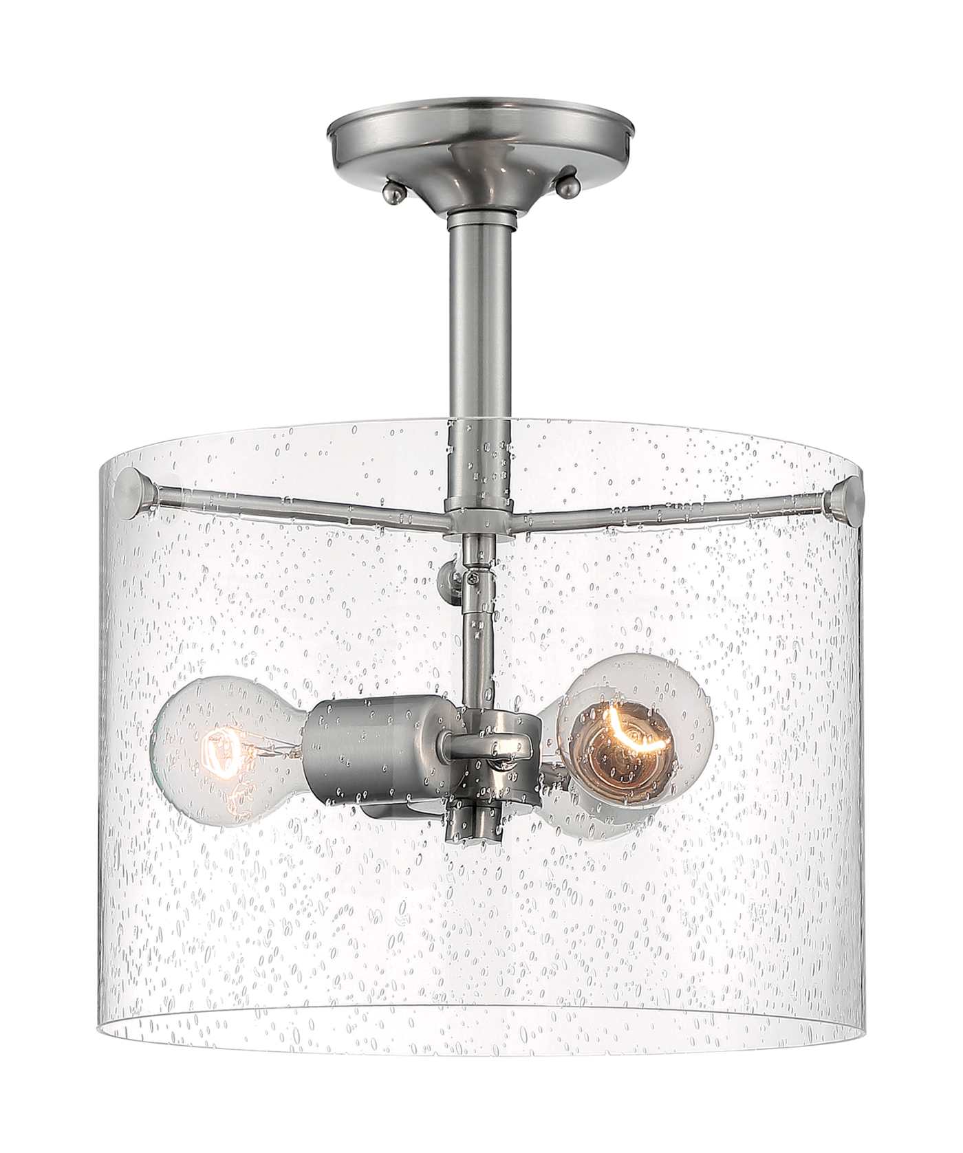 BRANSEL 3 LIGHT SEMI FLUSH - 60-7188