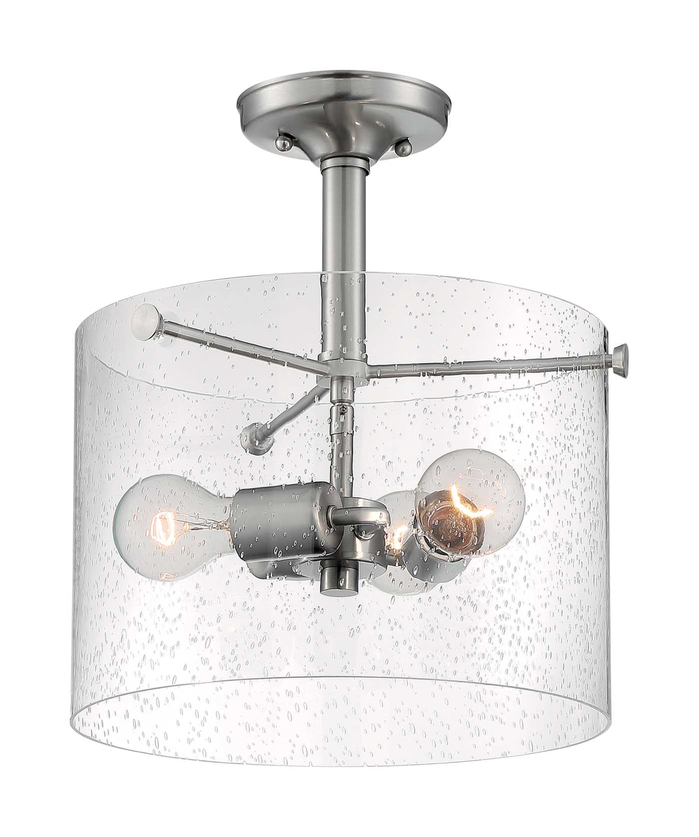 BRANSEL 3 LIGHT SEMI FLUSH - 60-7188