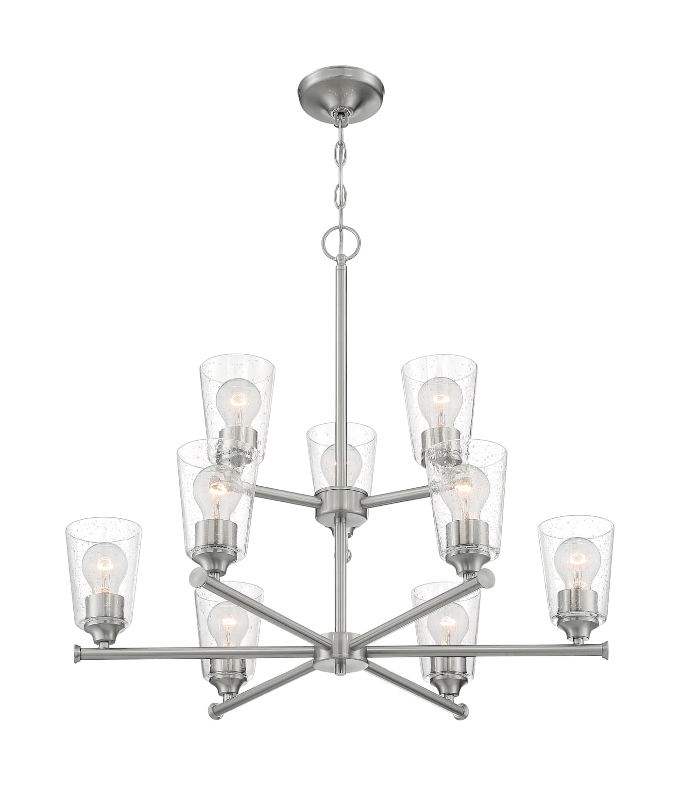 BRANSEL 9 LIGHT CHANDELIER - 60-7189