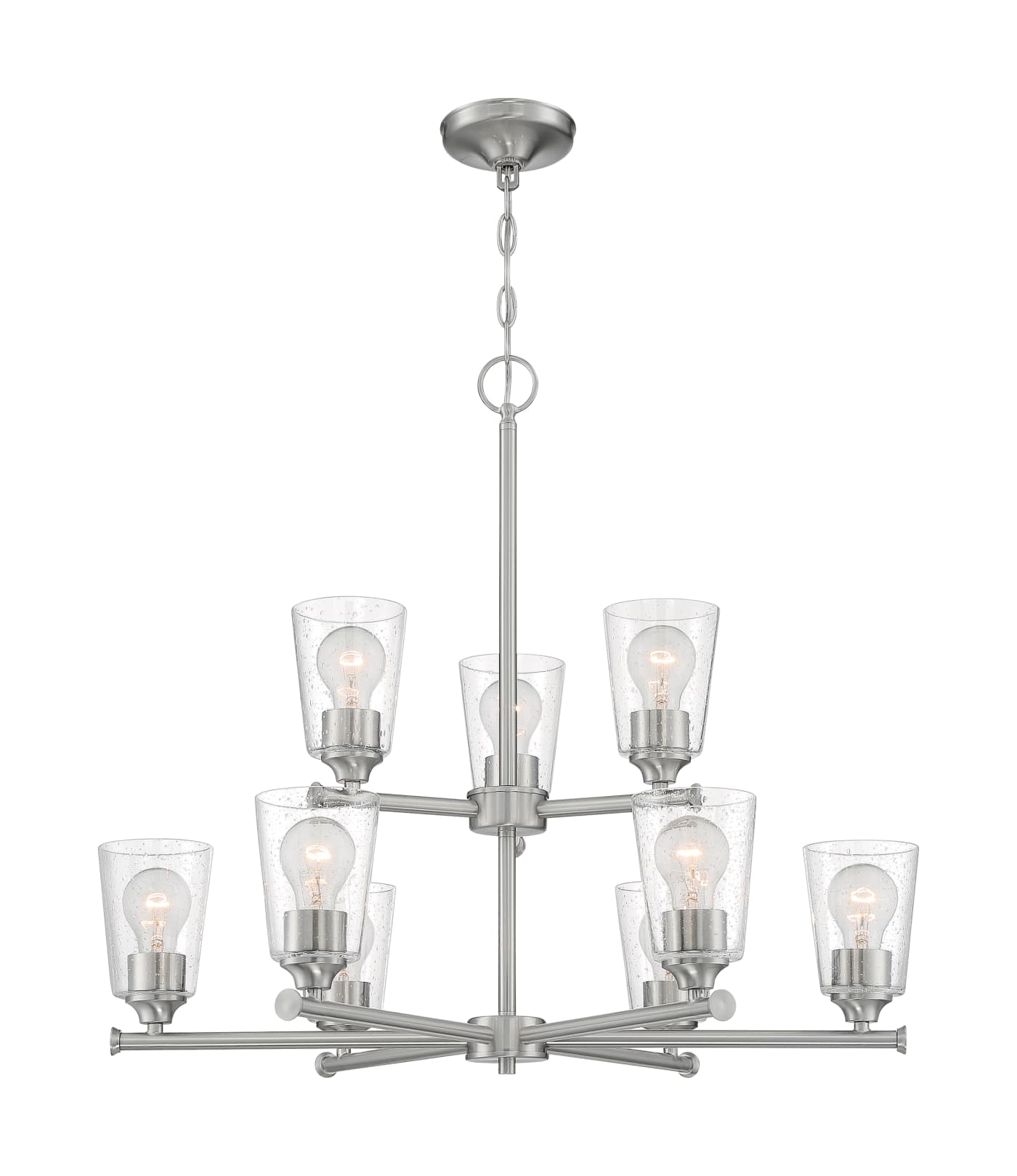 BRANSEL 9 LIGHT CHANDELIER - 60-7189
