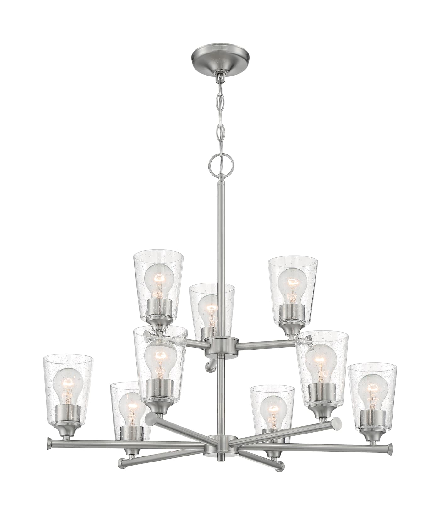 BRANSEL 9 LIGHT CHANDELIER - 60-7189
