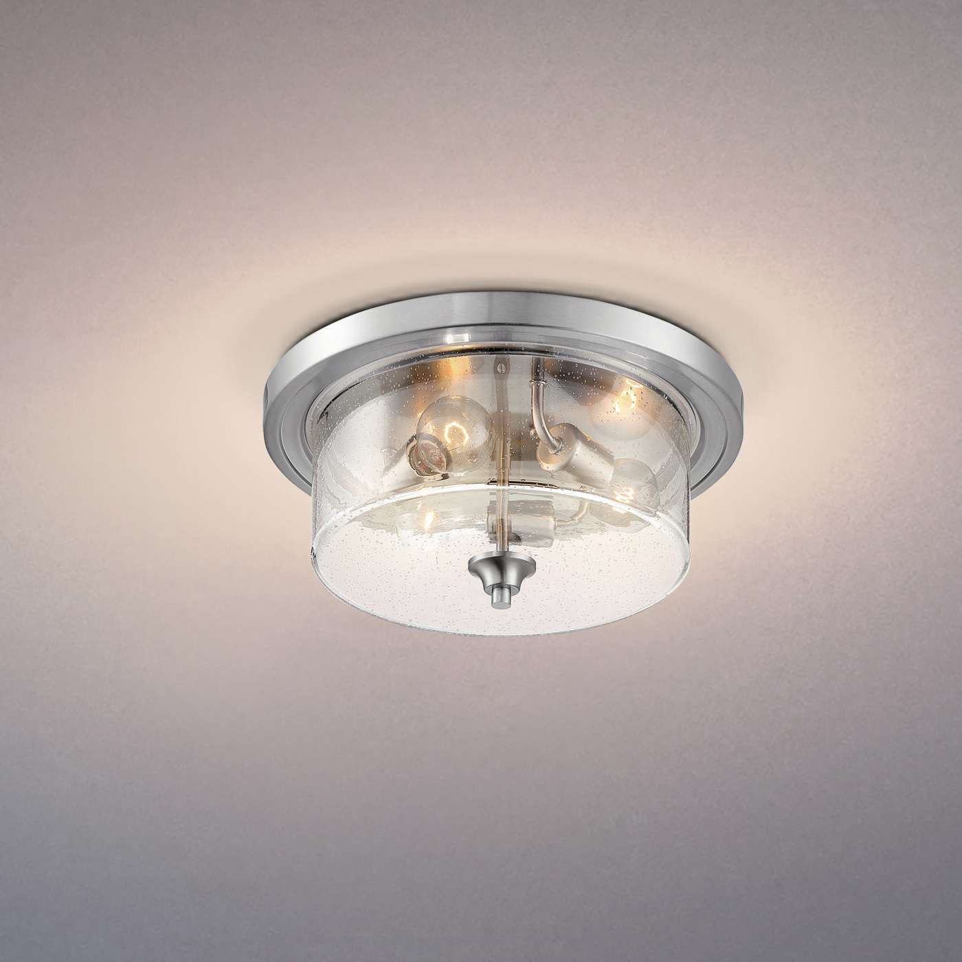 BRANSEL 3 LIGHT FLUSH MOUNT - 60-7191