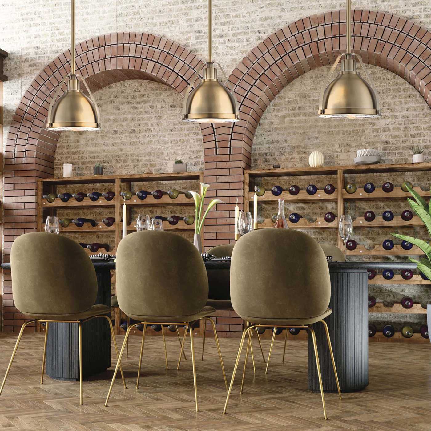 BARBETT 1 LT LARGE PENDANT - 60-7203