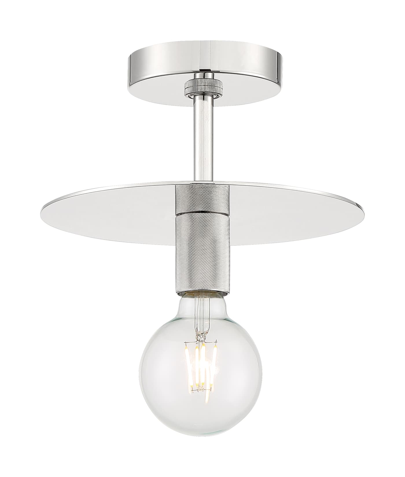 BIZET 1 LIGHT SEMI FLUSH - 60-7254
