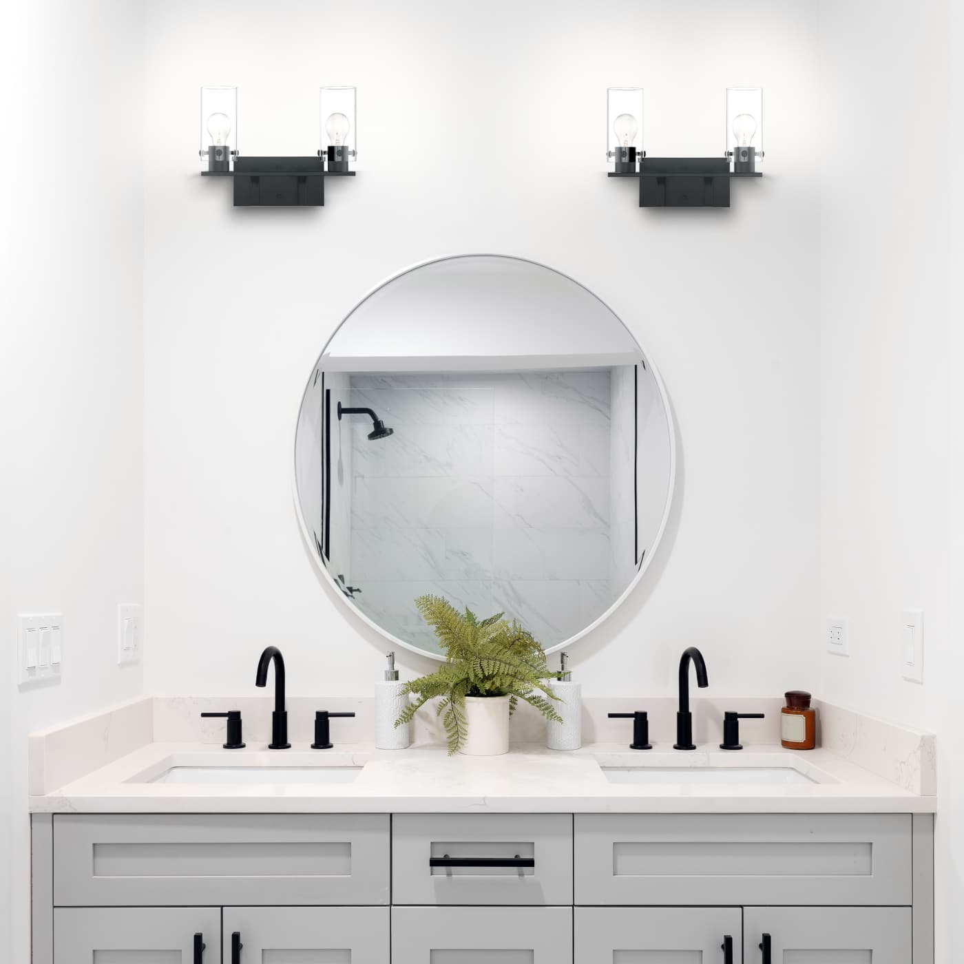 SOMMERSET 2 LIGHT VANITY - 60-7272