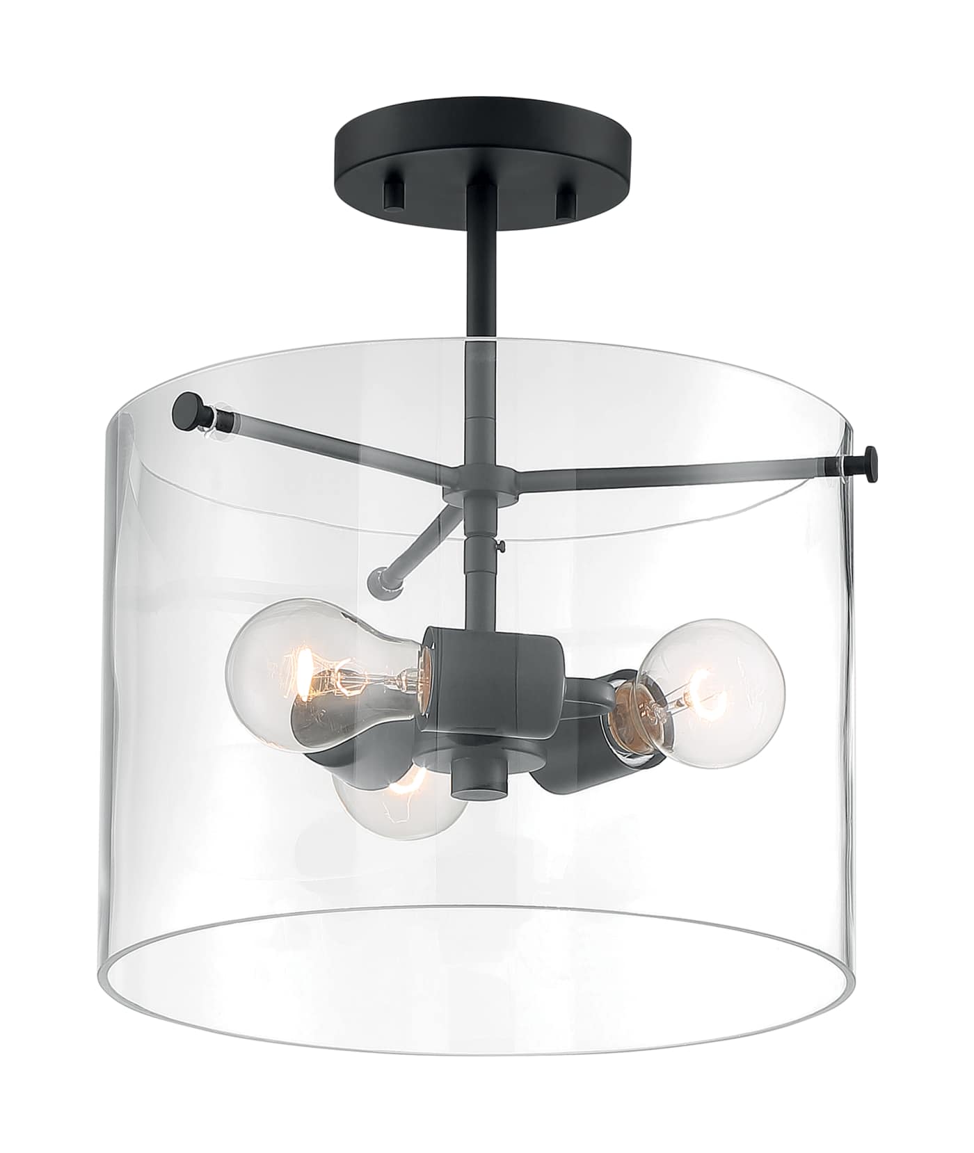 SOMMERSET 3 LIGHT SEMI FLUSH - 60-7278