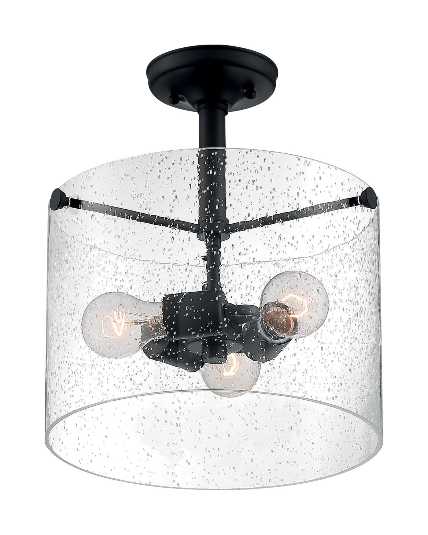 BRANSEL 3 LIGHT SEMI FLUSH - 60-7288