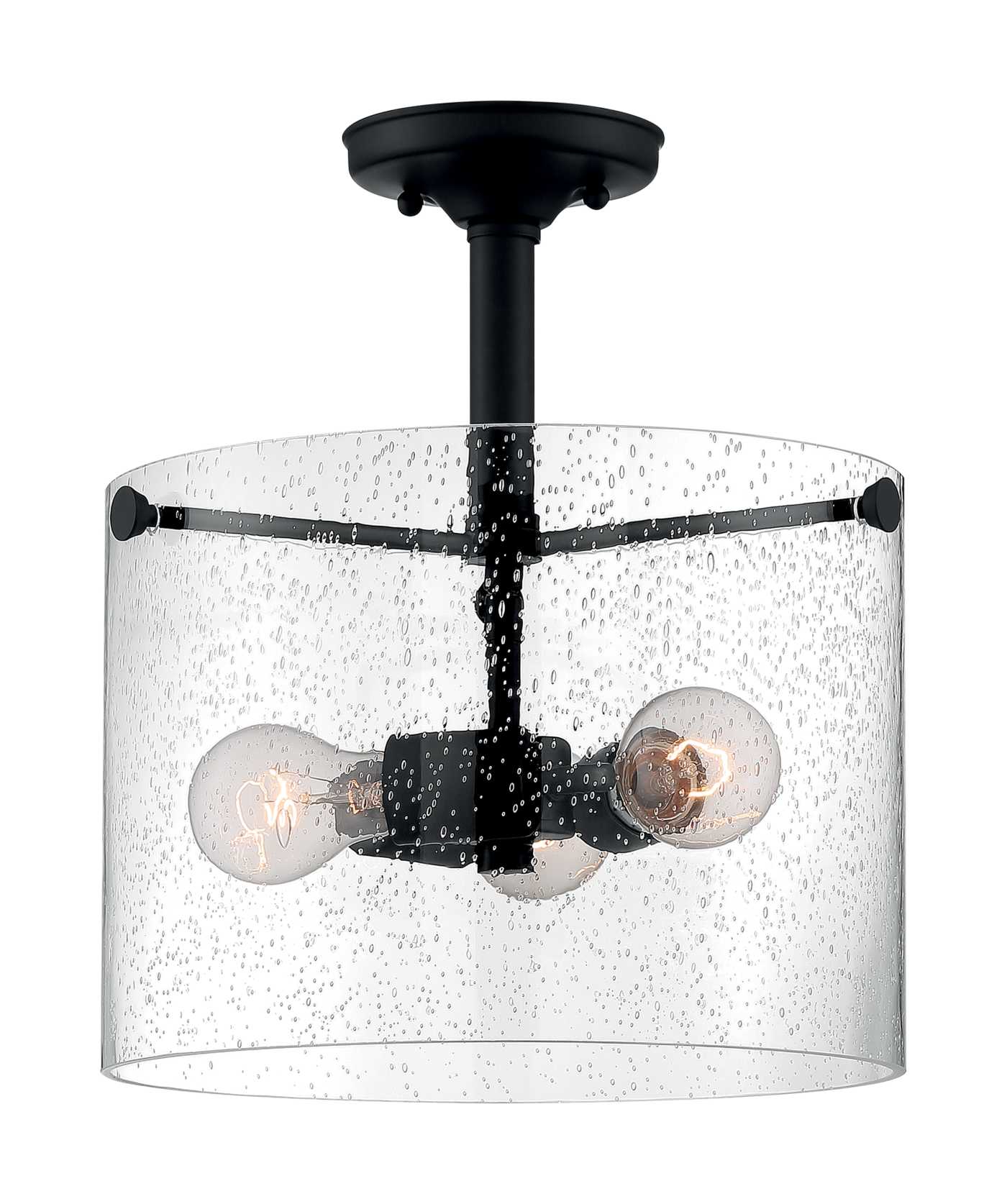 BRANSEL 3 LIGHT SEMI FLUSH - 60-7288