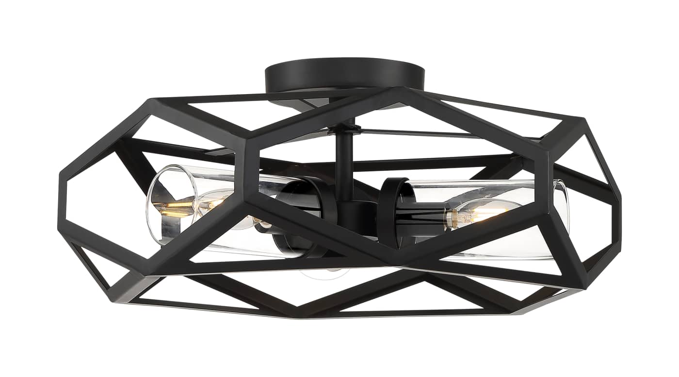 ZEMI 3 LIGHT FLUSH MOUNT - 60-7303